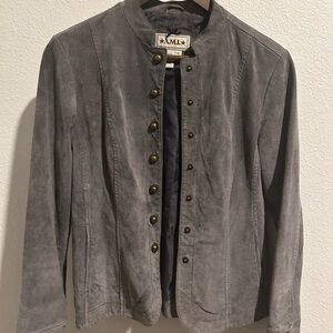 Women's Suede Gray Jacket